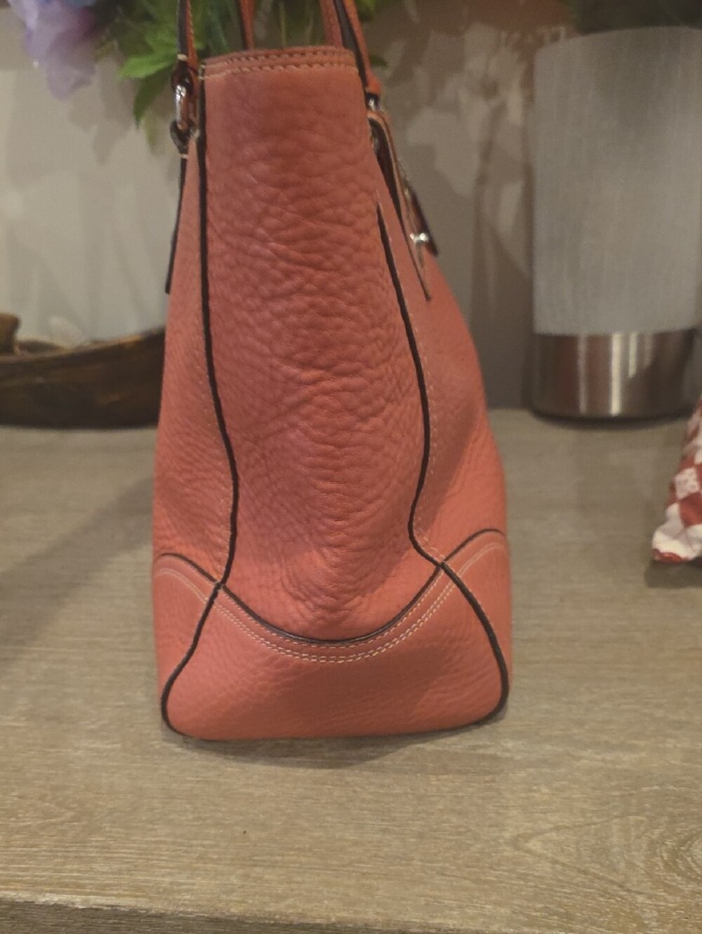 Coach Soft Milled Large Hampton Tote - Picture 12 of 12